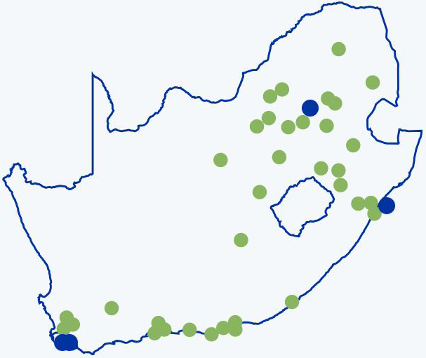 South Africa Open Access Data Centres